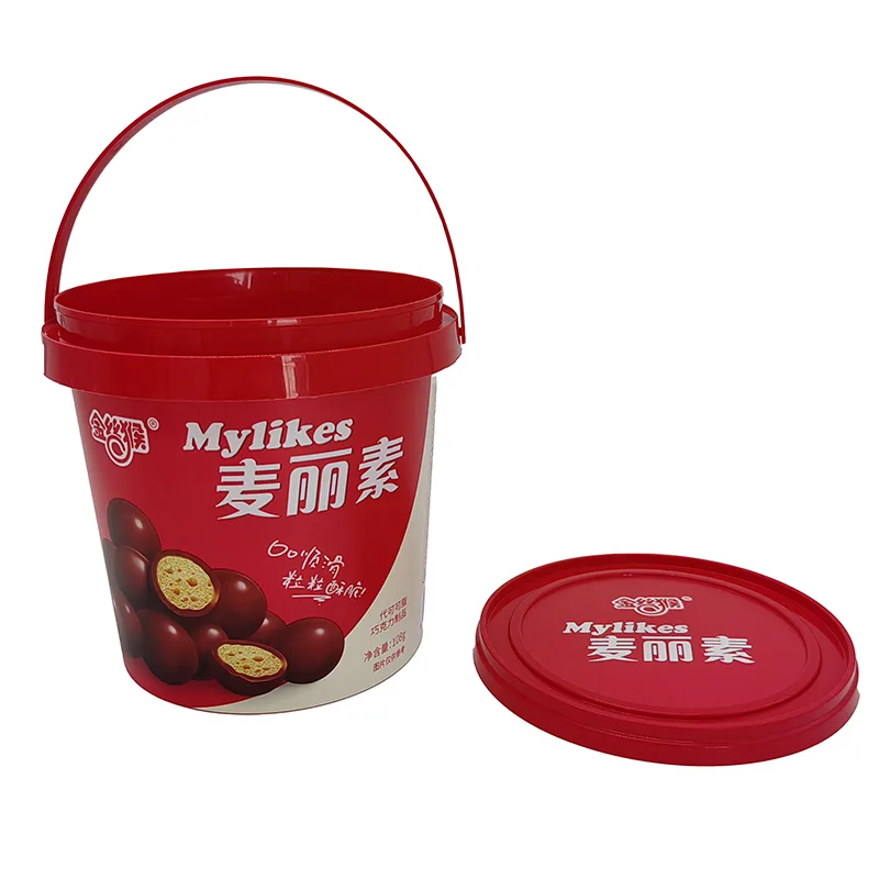 PP Snack Container IML Etikett Formsprutning